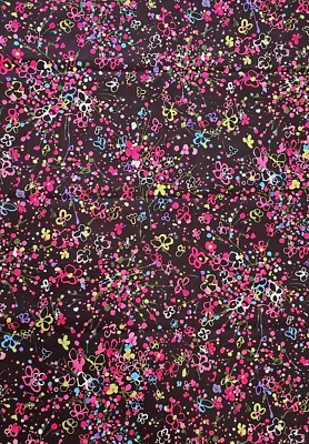 Robert Kaufman FIORI Screen Print Floral Multi 11561 Japan Quilt Fabric 2.9yds - Image 1 of 2