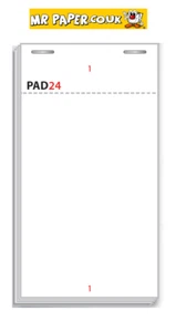 1 Ply Restaurant Order Pads / Food Order Pads (100 Pads per Box) PAD24 - Picture 1 of 1