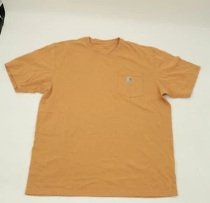 Camicia Carhartt uomo XL pullover oro maniche corte vestibilità rilassata collo a equipaggio - Foto 1 di 5