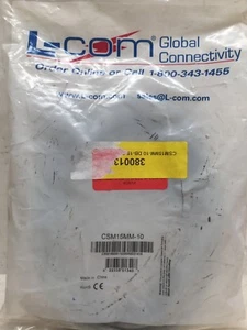 L-com Economy Cavo D-Sub Stampato DB15 Maschio/Maschio 10,0 piedi CSM15MM-10 - Foto 1 di 3