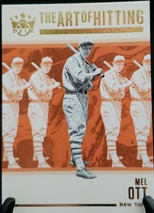 2021 Panini Diamond Kings The Art of Hitting #AOH-5 Mel Ott