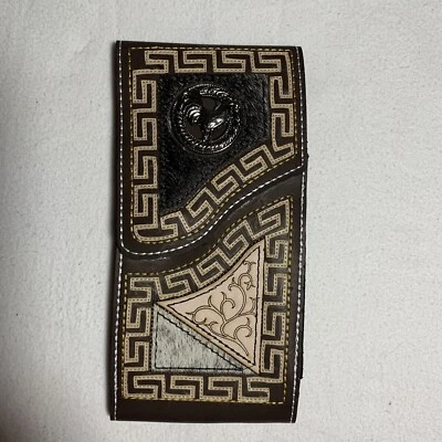  FUNDA DE CUERO OCCIDENTAL PARA TELÉFONO CELULAR, FUNDA VAQUERA DE CUERO VAQUERO RODEO FUNDA PARA TELÉFONO Foto 1 de 4