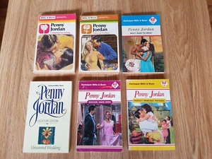 PENNY JORDAN 6 LIBROS MILLS & BOON ARLEQUÍN EDICIÓN COLECCIONISTA FIRMADO P/back - Imagen 1 de 15