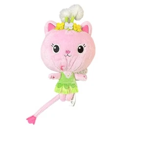 Pink Kitty Fairy Plush Toy with Wings and Flower Crown - Cute Stuffed Animal - Picture 1 of 7