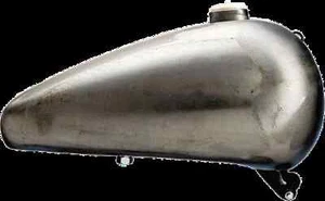 DS Steel Fat Bob Gas Tank 5G Twist Cap Harley Super Glide 71-84 - Picture 1 of 3