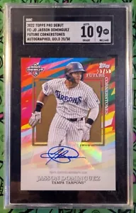 Jasson Dominguez Auto ⚾ 2022 Topps Pro Debut Future Cornerstones 🔥 GOLD /50 🔥 - Bild 1 von 2