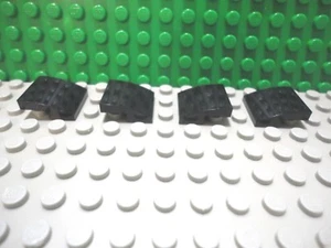 Lego 4 Blocco Mattoni Nero 2x2 Curvo Pendenze Lisce NUOVO - Foto 1 di 1
