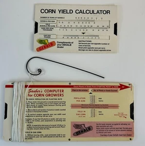 Sauber's Computer for Corn Growers (Courtesy of your DeKalb Seed Corn Dealer) - Picture 1 of 13