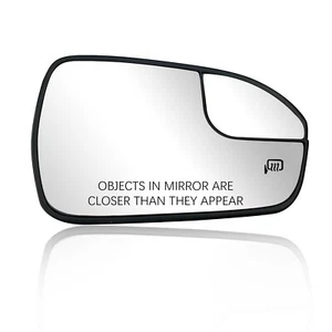 Passenger Right Side Mirror Glass Replacement for Ford Fusion 2013-2020  Heated - Picture 1 of 5
