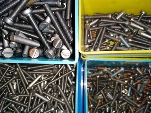 25 Stück Zylinderschraube M5x40 Zylinderkopfschraube DIN84 Schlitzschraube 5x40 - Bild 1 von 5