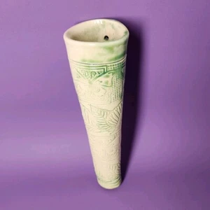 Mid Century Modern Fine Artisan Ceramic Vase Hand Made 9" Unique Glaze. - Picture 1 of 17