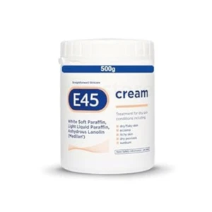 E45 Cream 500 g Tub Moisturiser for Dry Skin and Sensitive Skin Emollient to - Picture 1 of 5
