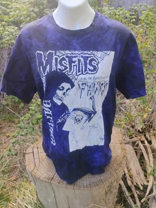 Camisa MISFITS To All The Friends Grrr... COLMILLOS Púrpura Tie Dye Talla XL Parca - Imagen 1 de 5