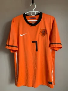 Netherlands 2010/12 Home Football Shirt Nike Soccer Jersey Size L #7 - Picture 1 of 18