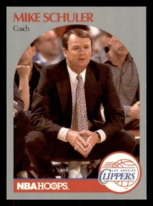 1990 Hoops Mike Schuler #316 Rookie Los Angeles Clippers - Bild 1 von 2