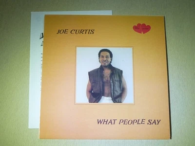 Joe Curtis ‎– What People Say  (Promotion Copy + Promo-Sheets, Unplayed) - Bild 1 von 4
