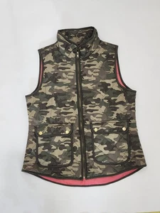 Damen Steppweste Cynthia Rowley Medium Green Camouflage - Bild 1 von 10