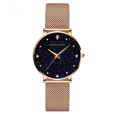 Japan Quartz Movement Stainless Steel Mesh Band Watch Waterproofing For Women - Image 1 of 4