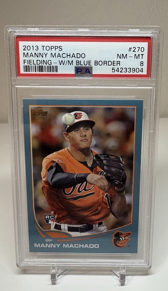 2013 Topps - Manny Machado #270 Walmart azul (RC) PSA 8 Foto 1 de 1