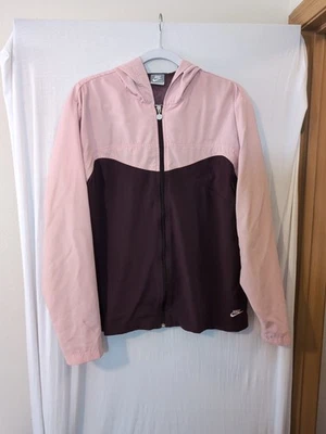 Sudadera con capucha para mujer Nike con cremallera XL 16-18 rosa/púrpura Foto 1 de 4