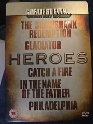 Greatest Ever Heroic Movies Collection Steelbook DVD  Box Set *SEE DESCRIPTION* - Image 1 of 4
