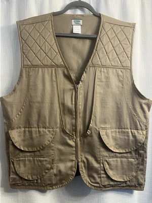 Ozark Trail Hunter Vest Cotton Mens XL Beige Cotton - Image 1 of 4