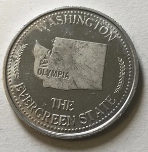 Medalla moneda Olympia Washington The Evergreen State - Imagen 1 de 2