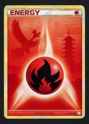 Fire Energy 116/123 HeartGold SoulSilver Pokemon TCG - Image 1 of 2