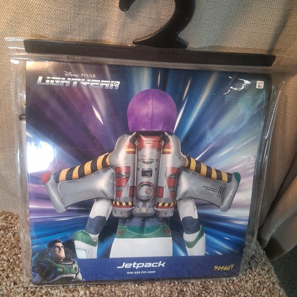 Disney Pixar Buzz Lightyear inflável Jet Pack Spirit Halliween Dress Up... - Imagem 1 de 4