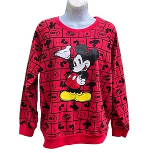 Bundle Of 2 Disney Mickey Mouse Juniors Sweatshirts Size L 11/13 - Picture 1 of 11
