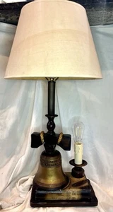 Vintage One-of-a-Kind Bicentennial Liberty Bell Wooden Table Lamp Rare *TESTED - Picture 1 of 18