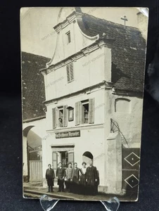 Foto AK aus Geiselhöring Uhrmacher Geschäft Carl Leichtmeier von 1909 ! RRR - Bild 1 von 2