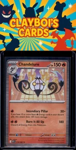 Chandelure SV: White Flare Pokémon 018/086 Holo Rare NM+ - Picture 1 of 2