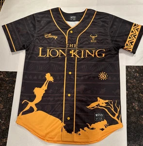 MIZIZI Disney The Lion King-1994 - Baseball Jersey size M -Black & Gold - Picture 1 of 16