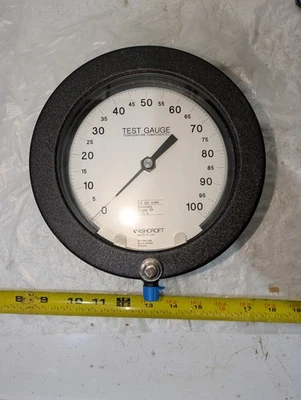 MEDIDOR DE PRUEBA ASHCROFT Q-4904 100 PSI  Foto 1 de 4