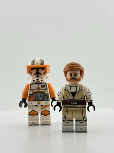 LEGO Star Wars Light Custom LC Armored Negotiator CW Obi Wan Kenobi Minifigure - Picture 1 of 4