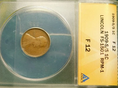 1909 S/S    Lincoln Cent  Item # 1653 - Image 1 of 3