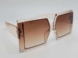 Popular Fashion Big Rectangle Women Luxury Sunglasses Vintage Shades UV400 - Picture 1 of 8