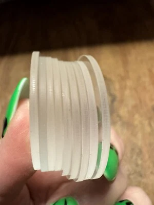 9 azulejos de vidrio redondos - transparentes - 40 mm - 2 lados planos - lente colgante artesanal Foto 1 de 4