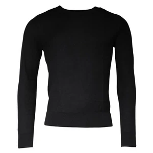 DOLCE & GABBANA Sweater Black Long Sleeve Crew Neck Pullover IT46/US36/S 1320usd - Picture 1 of 7