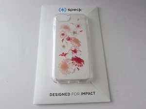 Speck Presidio Clear + Print Case for iPhone SE iPhone 8/7 Clear/Flowers New - Picture 1 of 2