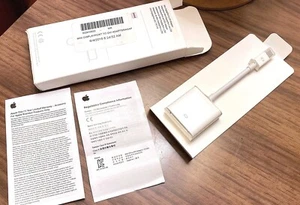 Adattatore originale Apple Mini DisplayPort a DVI, bianco MB570LL/B A1305 usato una volta! - Foto 1 di 4