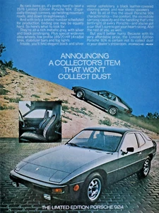 1978 LE Porsche 924 Oldtimer Regional sammelt keinen Staub Original Printanzeige - Bild 1 von 4
