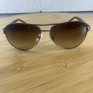Ralph Lauren RA4004 103/13 Sunglasses Women’s Brown Gradient Aviator Style - Picture 1 of 9