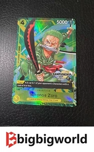 OPCG Championship 2024 TOP32 Finalist P-042 Roronoa Zoro Holo Textured Foil - Foto 1 di 2