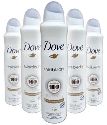 Dove INVISIBLE DRY Antiperspirant Moisturizing Cream Bundle 8.4oz Clean Touch - Image 1 of 2