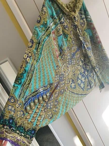 CAMILLA FRANKS HAREM PANTS WITH SIDE SPLIT - Picture 1 of 12