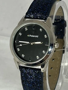 Reloj de cuarzo Polaroid con correa azul brillante - nuevo con batería nueva - Imagen 1 de 12