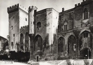 1934 Vintage FRANCE Avignon Fortress Palace Castle Architecture HURLIMANN Photo - Picture 1 of 1
