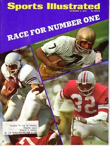 1970 11/9 Sports Illustrated Magazine Football Joe Theismann Notre Dame Texas VG - Bild 1 von 4